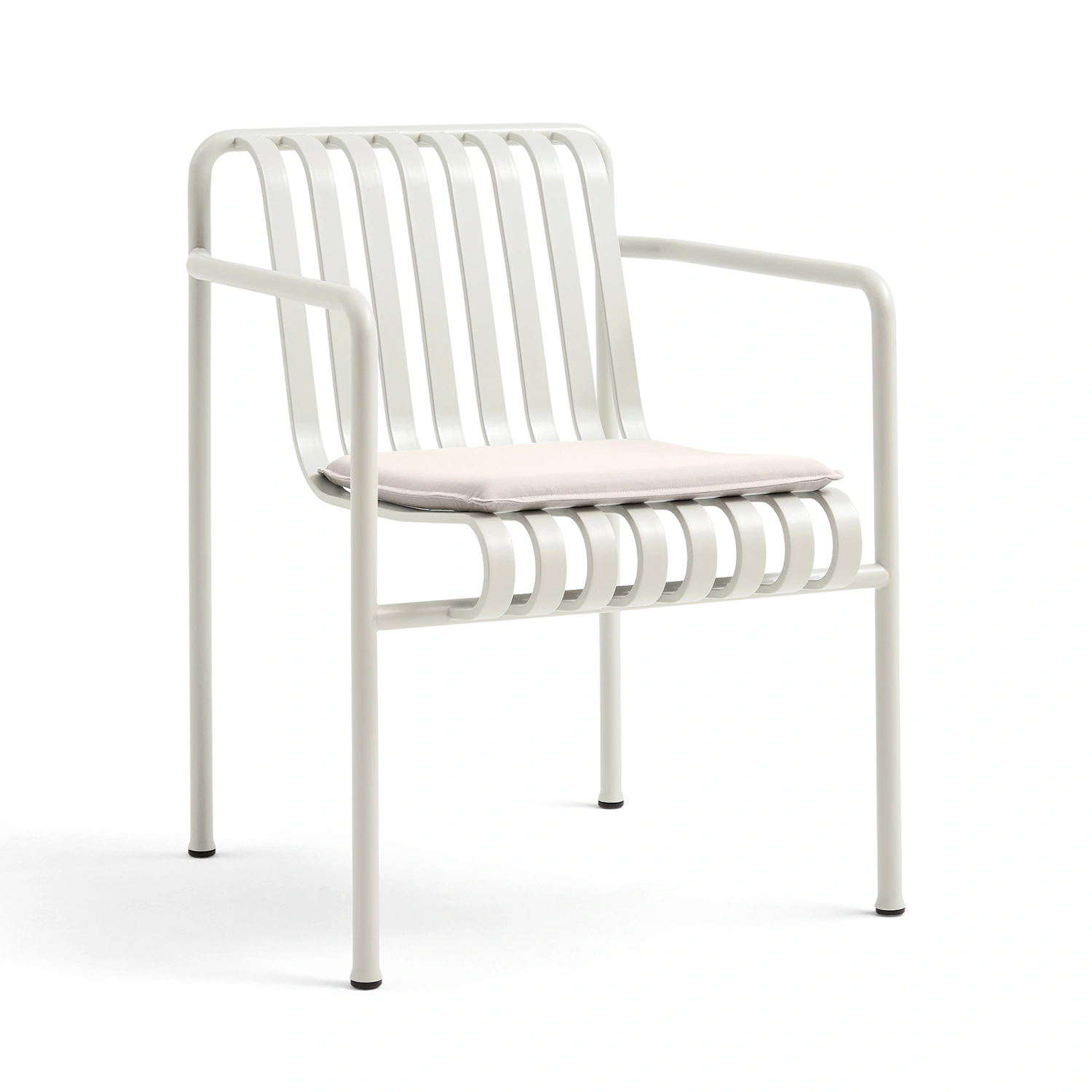 Palissade matfåtöljsdyna, gräddvit