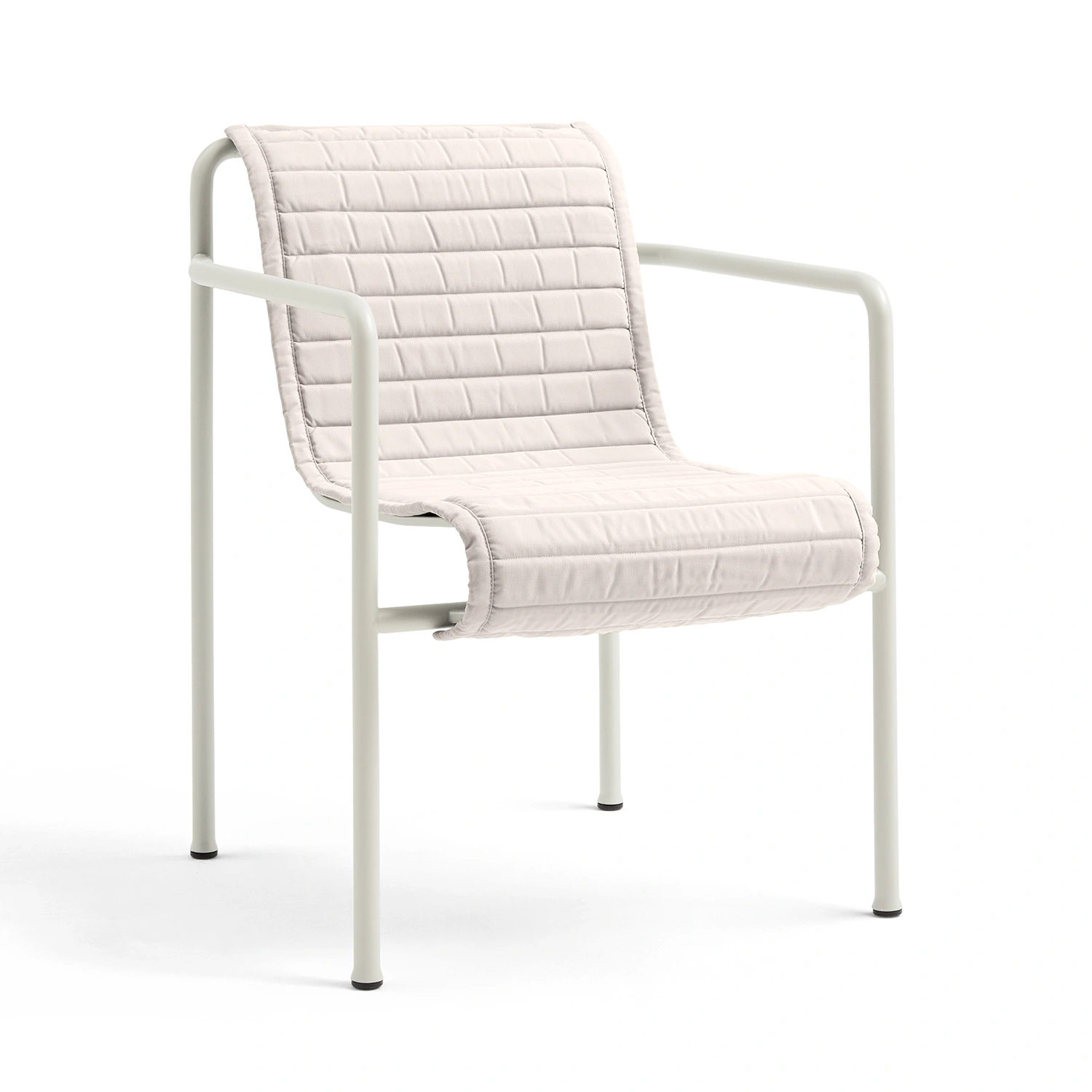 Palissade matfåtöljsdyna, quilt gräddvit