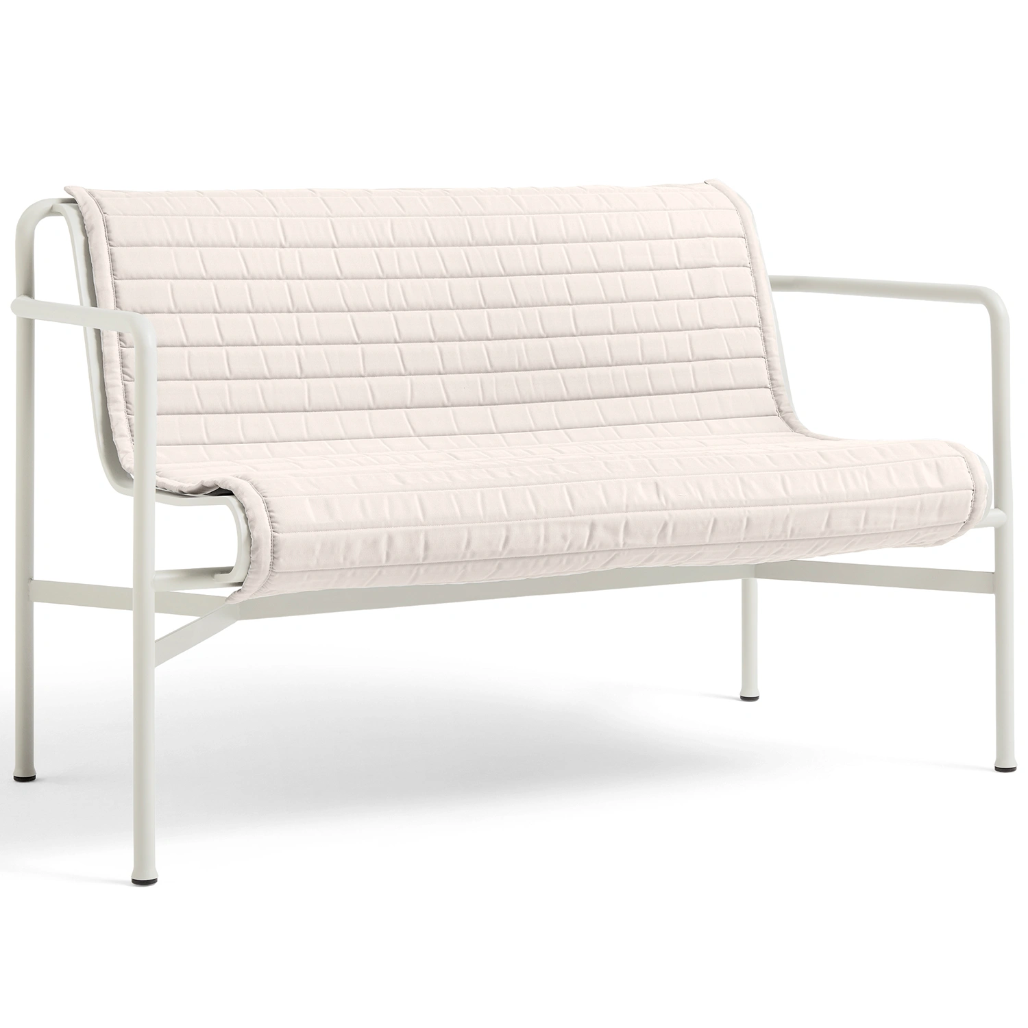 Palissade matsoffsdyna, quilt gräddvit