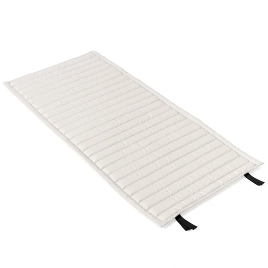 Hay Palissade låg fåtöljdyna, quilt gräddvit