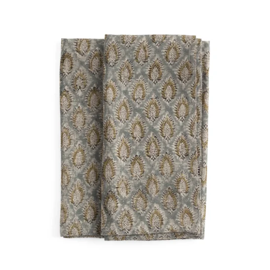 Servetter Linne Cypress Parrot blå - 2-pack