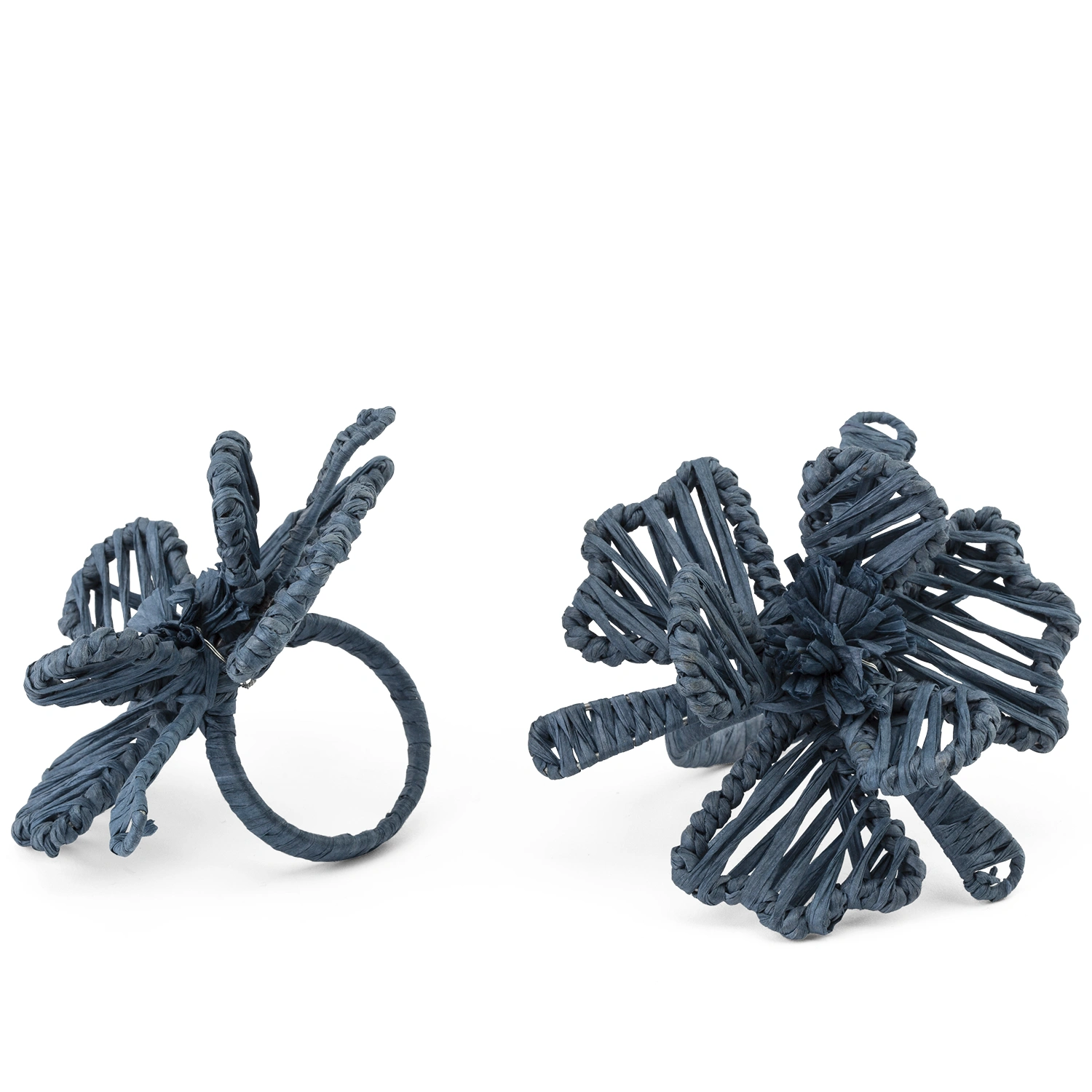 Product Image for Servettringar Flower blå - 2-pack