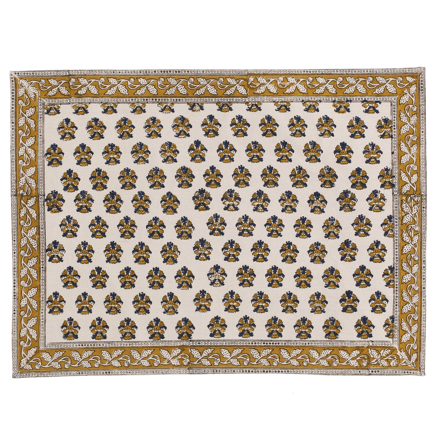 Product Image for Bordstabletter Samode Butti ockra/blå - 2-pack