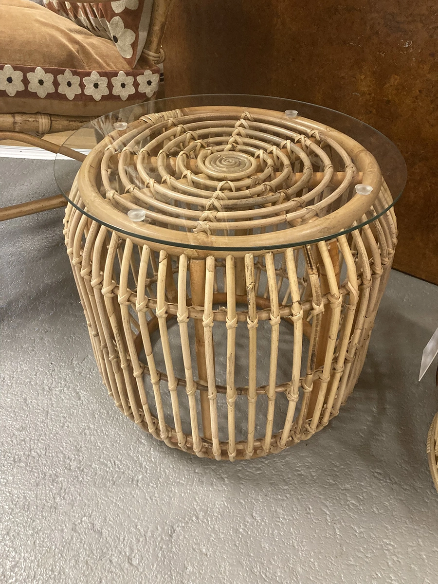 Vallda sidobord natur Ø49 cm