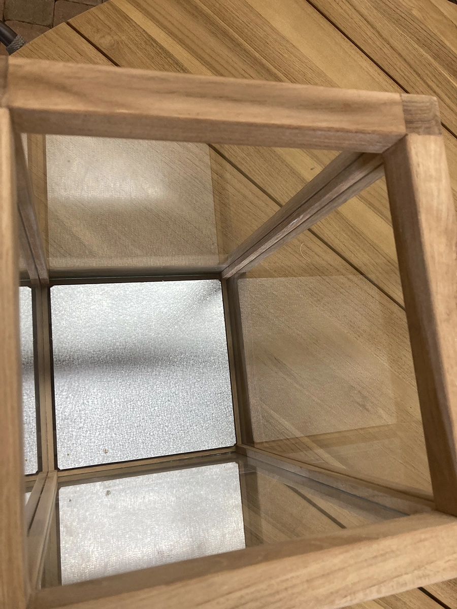 Kea ljuslykta teak, låg