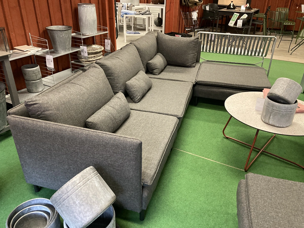 Callisto divansoffa med armstöd