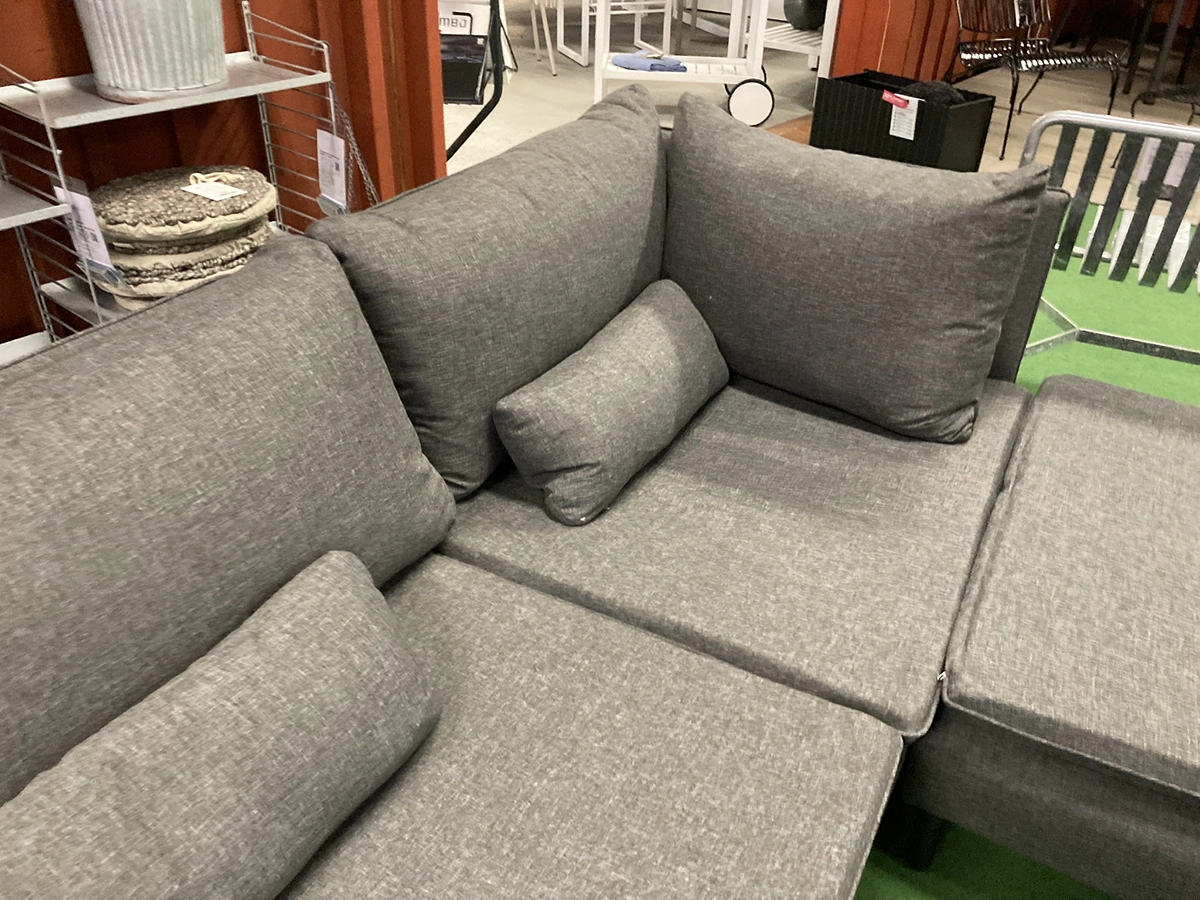 Callisto divansoffa med armstöd