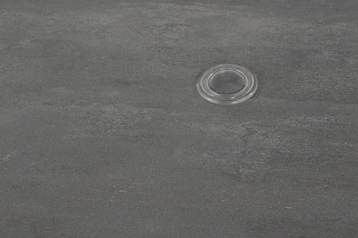 Hastings matgrupp antracit/mörkgrå - 6 stolar, Ø150 cm