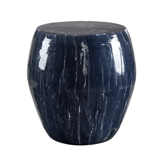 Artwood Belmont sidobord/kruka Indigo enamel Ø46 cm