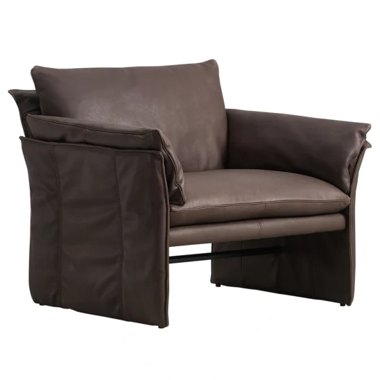 Artwood Harlem skinnfåtölj HT Espresso