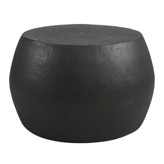 Artwood Fiora sidobord antique black/bronze Ø60 cm