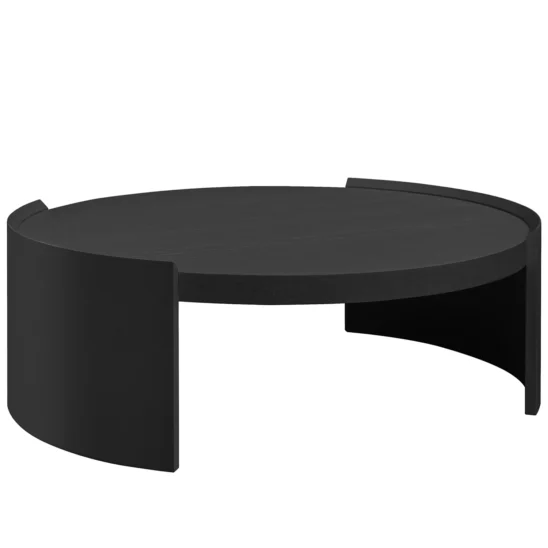 Artwood Oakland soffbord svart Ø100 cm