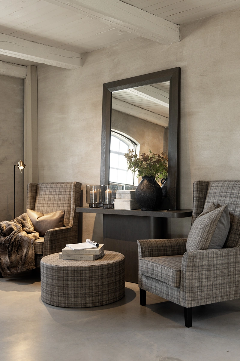 Kuddfodral Gordon scales grey