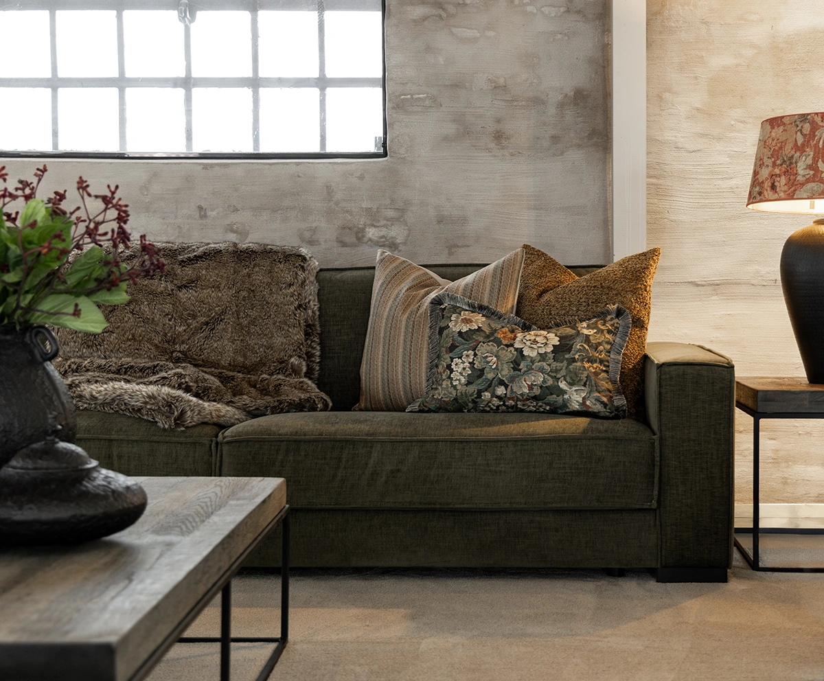 Kuddfodral Harris stripe forest