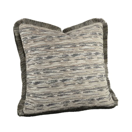 Artwood Kuddfodral med frans Serena melange oyster