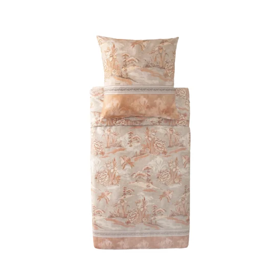 Bassetti bäddset Acquaforte 41 terracotta - Singel