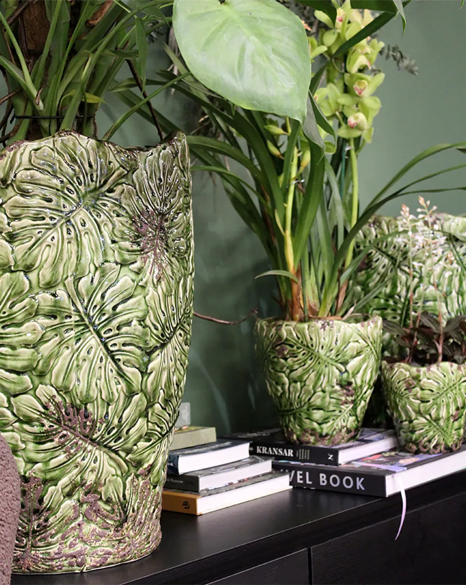 Tyra kruka grön, Ø38xH50 cm