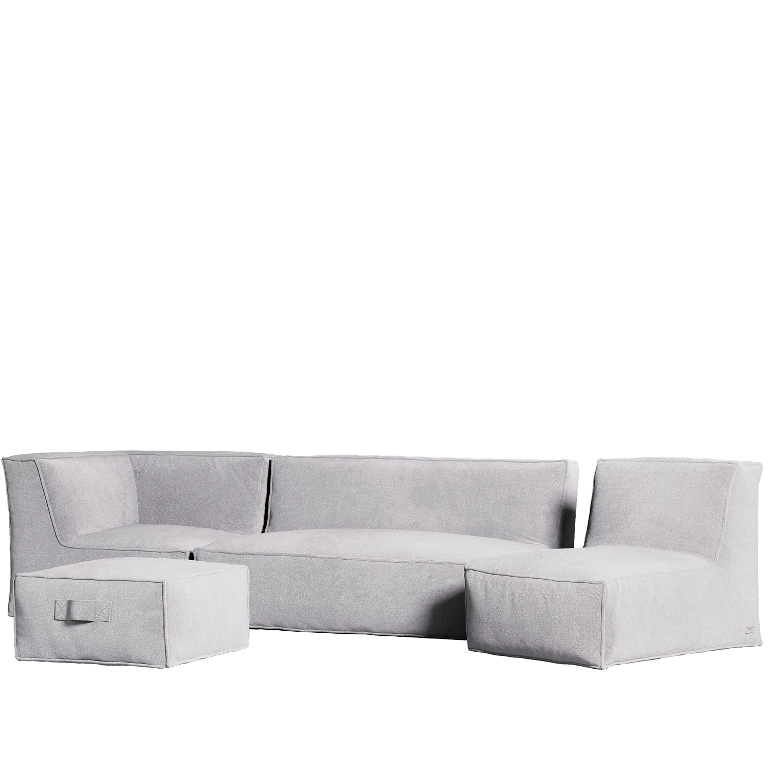 Product Image for Troispommes modulsoffa - melange grå