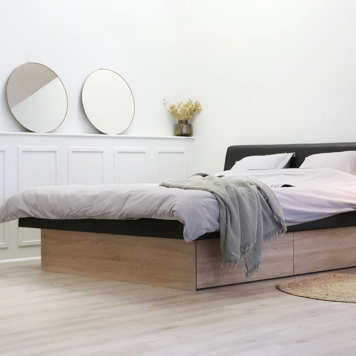 Space Softside split vattensäng - med förvaring