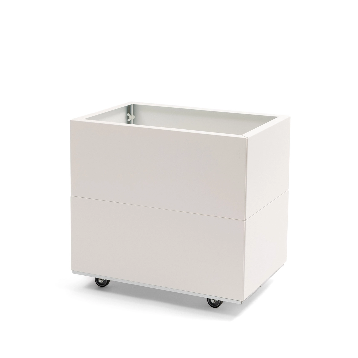 BEDD odlingslåda med ben/hjul - Vit, 60x40xH50 cm