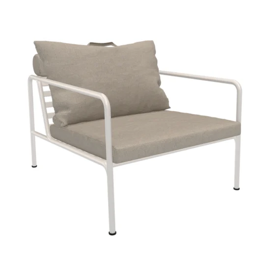 Houe Avon fåtölj vit/ash