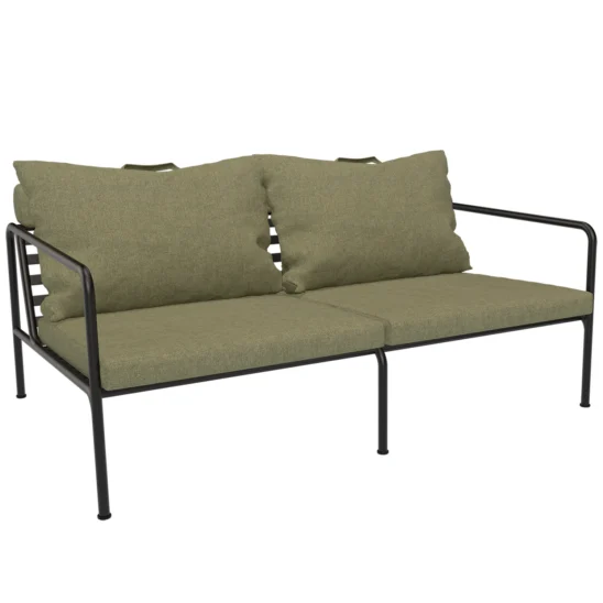 Houe Avon loungesoffa svart/leaf