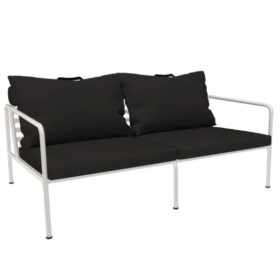 Houe Avon loungesoffa vit/char