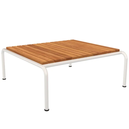 Houe Avon soffbord vit/värmebehandlad ask 81x81 cm