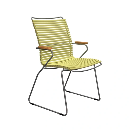 Houe Click karmstol hög rygg lemon zest