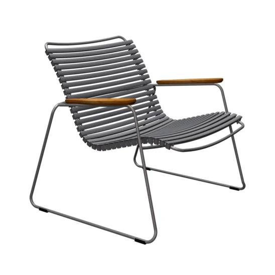 Houe Click Roomy loungefåtölj mörkgrå