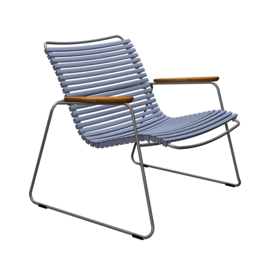 Houe Click Roomy loungefåtölj duvblå