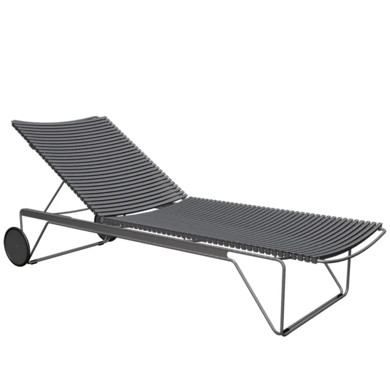 Houe Click solsäng mörkgrå