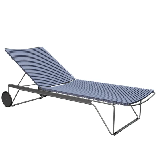 Houe Click solsäng duvblå