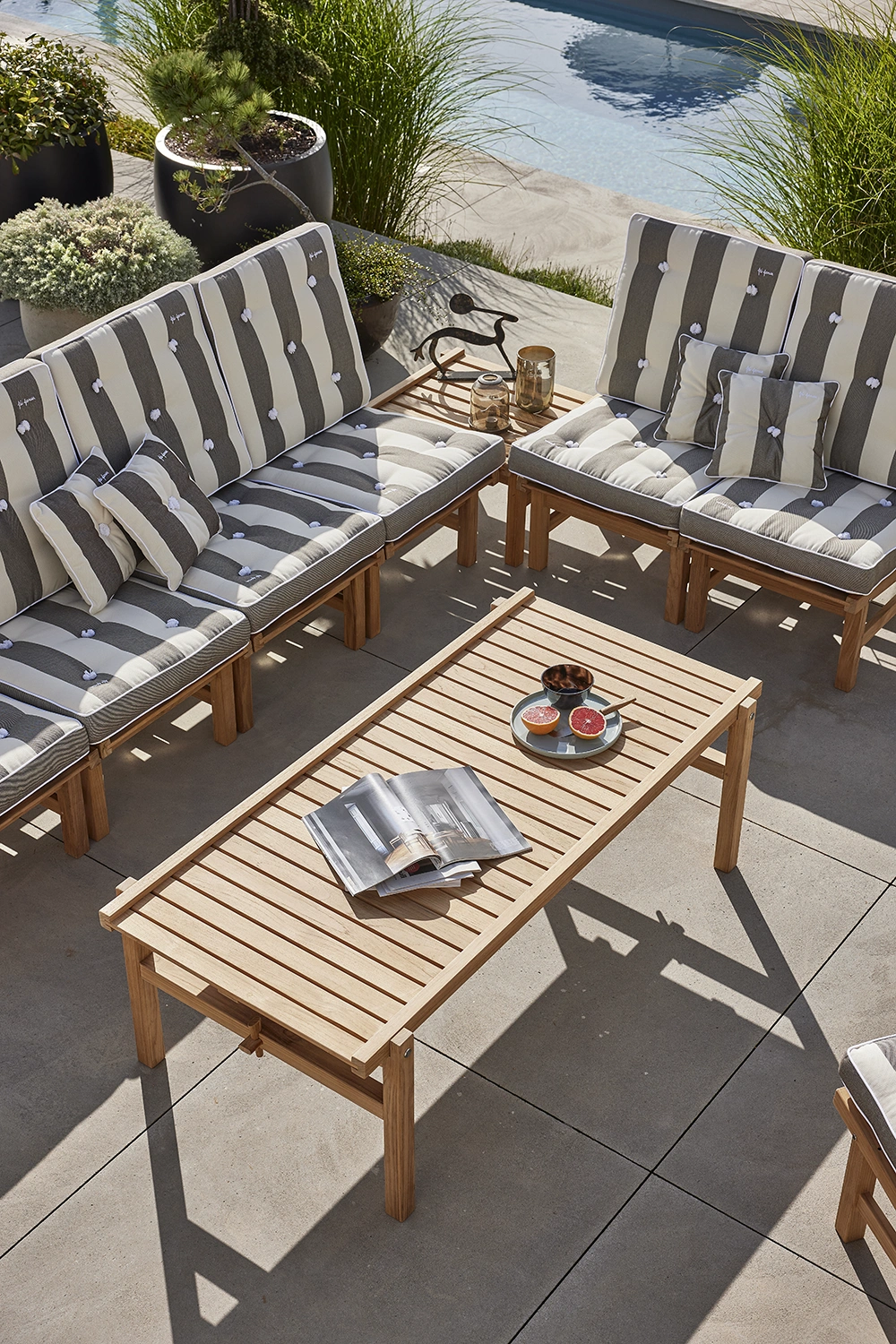 Soffbord 63 teak - 150x68 cm