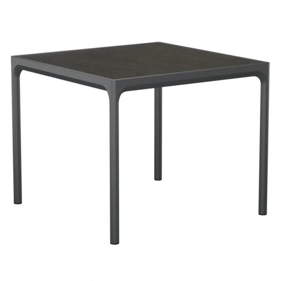 Houe Four keramikbord mörkgrå/grafit 90x90 cm