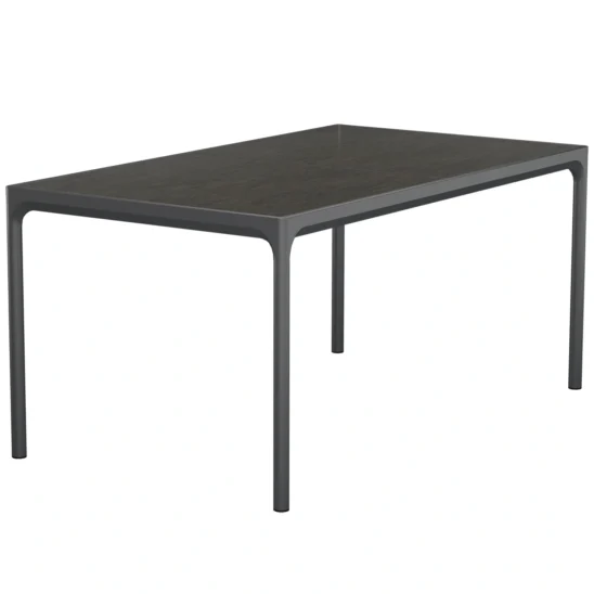 Houe Four keramikbord mörkgrå/grafit 160x90 cm