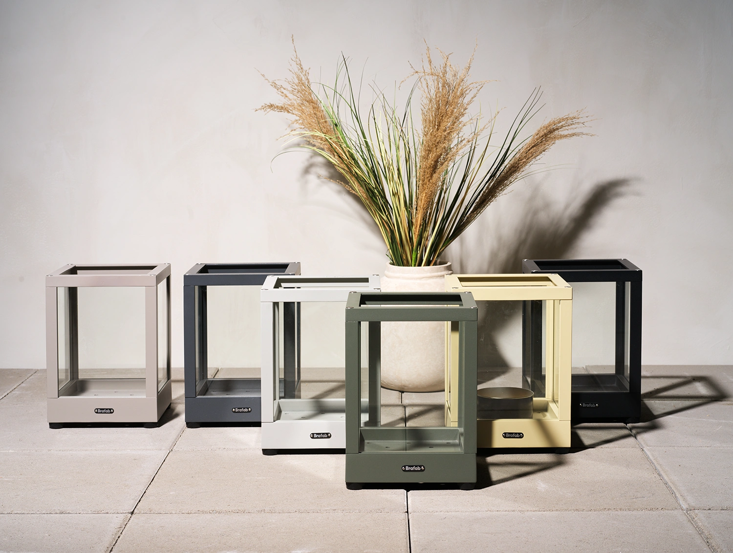 Belfort ljuslykta - nordic green, H28 cm