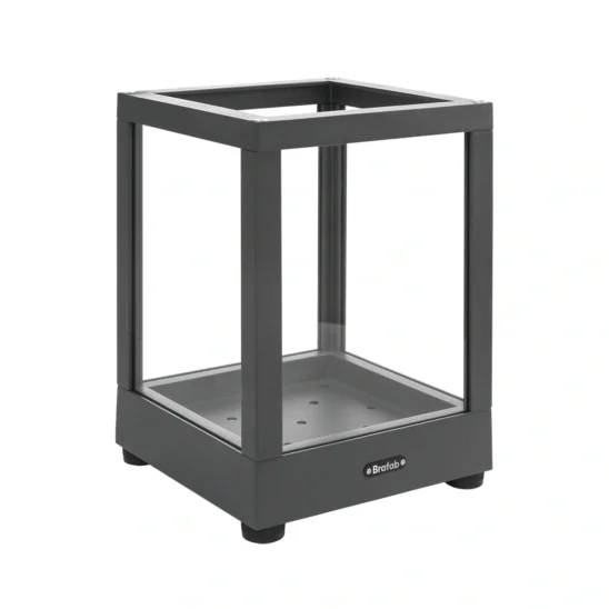 Belfort ljuslykta -  antracit, H28 cm