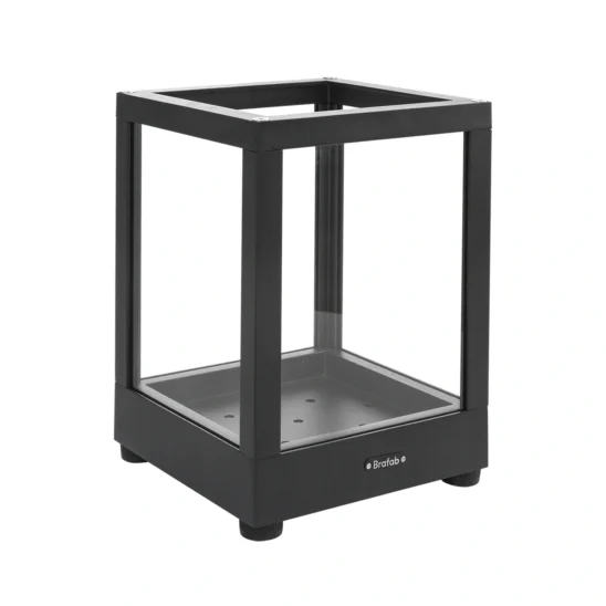 Belfort ljuslykta - svart, H28 cm