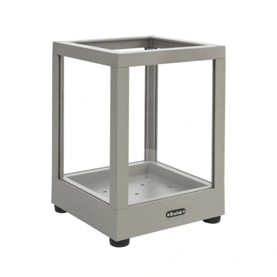 Belfort ljuslykta - khaki, H28 cm