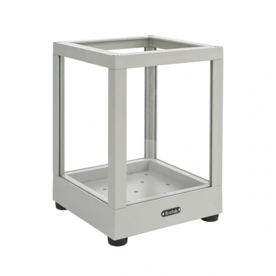 Belfort ljuslykta - ljusgrå, H28 cm