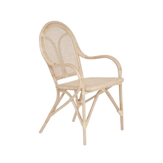 Silja caféstol ljus natur