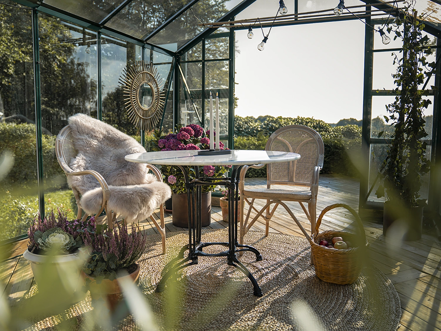 Miljöbild på Silja caféset.