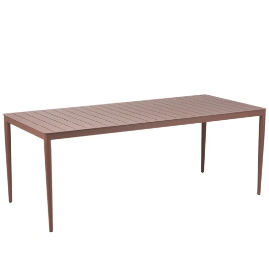 Bigby matbord zin red - 195x90 cm