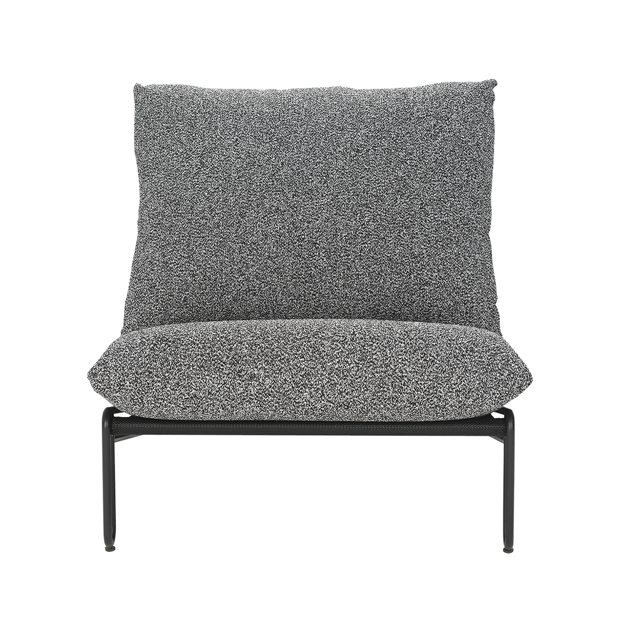 Blixt loungefåtölj svart/teddy antracit