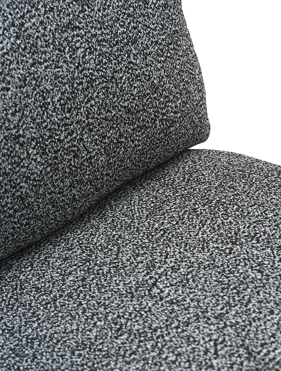 Blixt 3-sitssoffa svart/teddy antracit