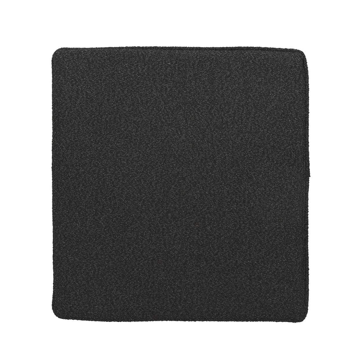 Frisk sittdyna - teddy svart, 37x37 cm