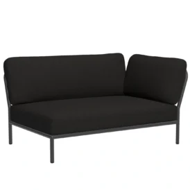 Level 2-sitsdel höger mörkgrå/char