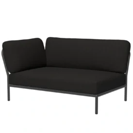 Level 2-sitsdel vänster mörkgrå/char