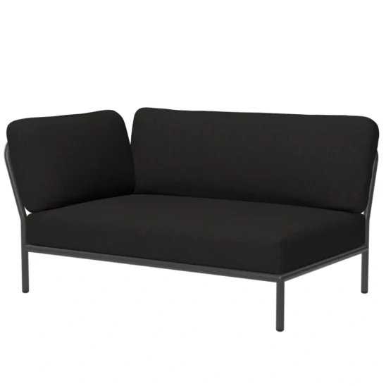 Houe Level 2-sitsdel vänster mörkgrå/char